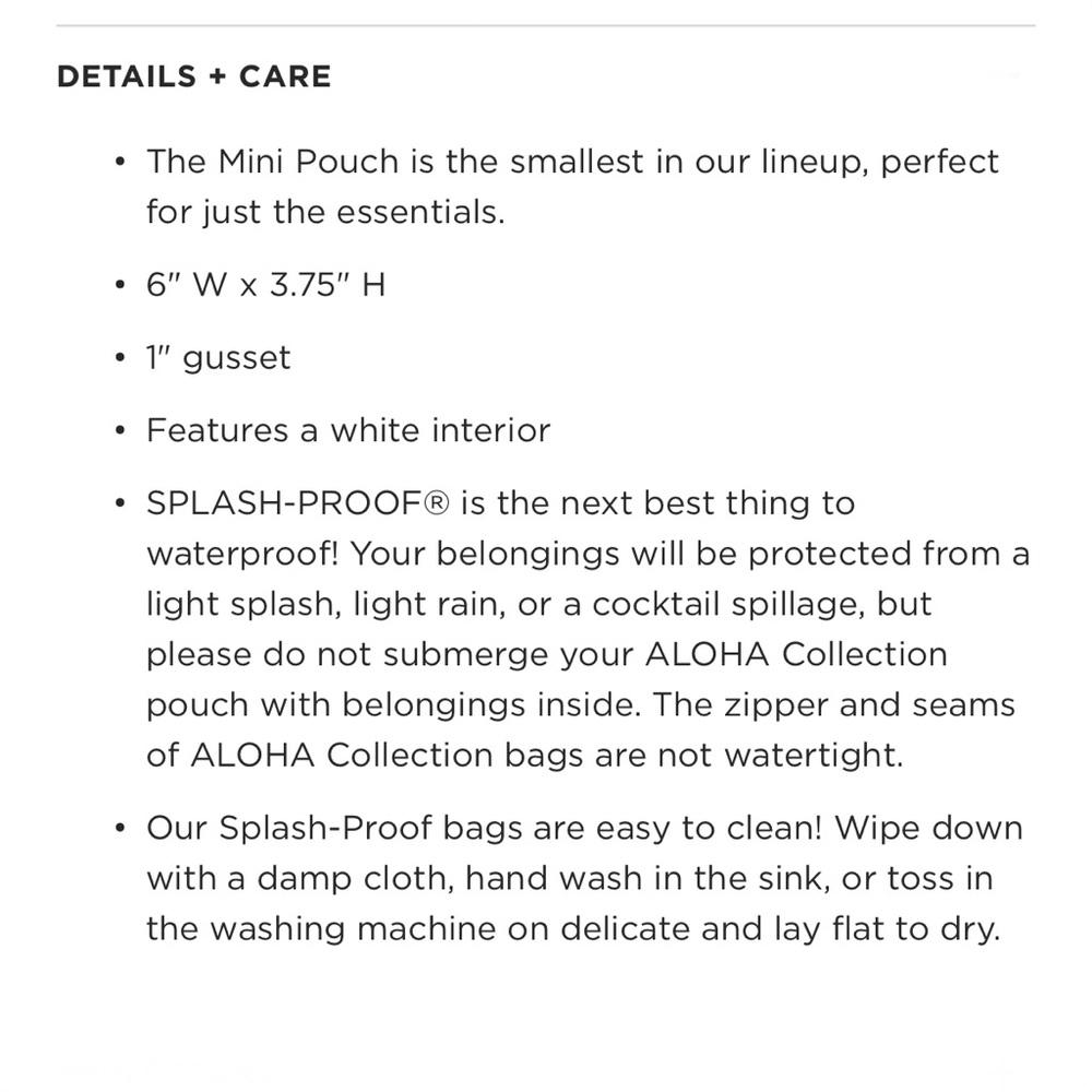 ALOHA Collection Mini Pouch - Picture 5 of 7